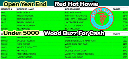 Wood Get The Cash Sitting at the Top of the Futurity Standings of the WCBRA March 2021