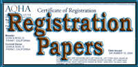 Cruisin For The Cash Registration Papers