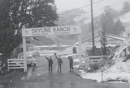 Enterance to the Skyline Ranch 