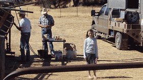 Curl roping at the CT Branding in the Livermore Hills