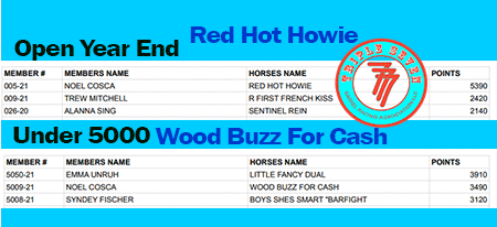 Wood Get The Cash Sitting at the Top of the Futurity Standings of the WCBRA March 2021